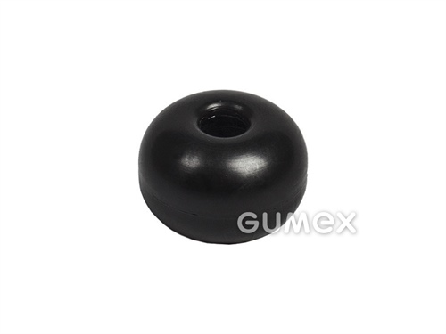 Plastová kulička ke gumolanu, průměr 5-7mm, PVC, černá